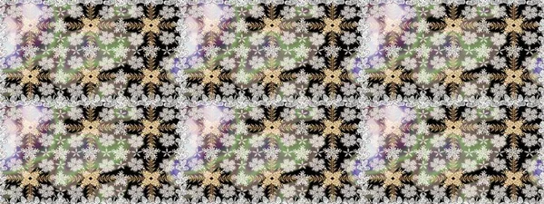 Düz Çiçek Elementleri Tasarımı. Tarafsız ve gri renklerde çiçekler. Renkli Bahar Temalı Kusursuz Arkaplan. Sevimli çiçek raster deseni.