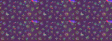 Bahar mevsimi. Raster güzel bir çiçek deseni çizmiş. Nazik romantik baskı. Tatil havası..