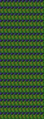 Çizim kalıbı. Raster illüstrasyonu. Organik motif arka planı. Ultraviyole kumaş deseni.