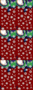 Kumaş, duvar kağıdı ve kağıt üzerine baskı yapmak için gelişen arka plan. Moda arka planında parlak buketler. Raster illüstrasyonu. Eski usul küçük çiçekli şirin bir eskiz deseni..