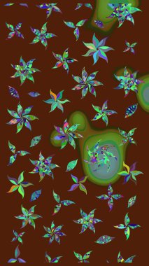 Çiçek deseni duvar kağıdı, desen dolguları ve web sayfası arka planı için kullanılabilir. Şekil verilmiş çiçeklerle eskiz deseni. Süslü zentangle çizim dokusu, soyut çiçeklerle süslenmiş..