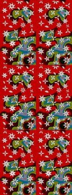 Ev dekoru. Fantezi çiçekli eskiz deseni, doğal duvar kağıdı, çiçek desenli kıvrım çizimi. Paisley el çizimi elementler.