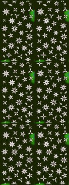 Tekstil veya kitap kapakları, imalat, duvar kağıtları, baskı, hediye paketi ve yapıştırma kitabı için çiçek eskizi geçmişi. Küçük çaplı çiçeklerdeki basit şirin desenler. Raster illüstrasyonu.