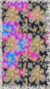 Kusursuz klasik raster grisi ve altın desenli. Geleneksel oryantasyon süsü. Klasik vintage arkaplan.