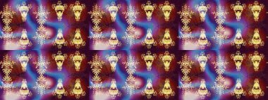 Noel kar taneleri ile arka plan. Kış arka plan. Raster Noel renkli arka plan ile düşen kar tanesi. Raster illüstrasyon.