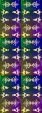 Altın kar tanelerinden izole edilmiş. Kar taneleri koleksiyonu. Güzel bir kış süsü. Raster illüstrasyonu.