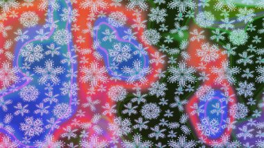 Raster illüstrasyonu. Suluboya çiçekli çiçek deseni. Tarafsız renklerde Asyalı tekstil.