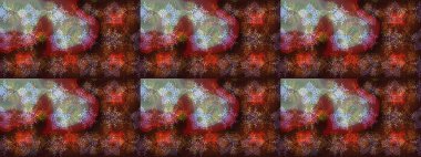 Raster kar taneleri arka planda. Soyut kar taneleri arkaplanda izole edilmiş düz dizayn. Kar tanesi rengarenk desen. Raster illüstrasyonu. Kar taneleri deseni.