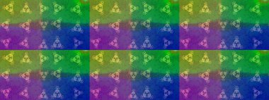 Güzel kar tanesi. Raster illüstrasyonu. Renkli arka planda izole tatlı kar taneleri. Yuvarlak raster kar tanesi. Soyut kış altın süsü.