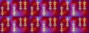 Raster illüstrasyonu. Kar taneleri ve raster arkaplanlı Noel karalaması deseni.