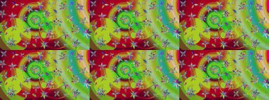 Çiçek arkaplanlı soyut zarafet eskiz deseni. Raster Güzel kumaş deseni.