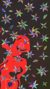 Tekstil, duvar kâğıdı, kapaklar, yüzey, baskı, hediye paketi, hatıra defteri, dekupaj. Taşralı şıklığı. Küçük yabani çiçeklerdeki halk modelini çiz. Liberty style millefleurs.