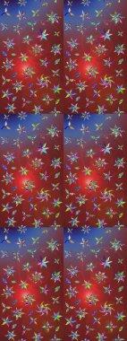 Çiçek arkaplanlı soyut zarafet eskiz deseni. Raster Güzel kumaş deseni.