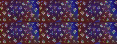 Çiçekli, yapraklı, çiçek desenli eskiz. Raster illüstrasyonu. El çizimi.