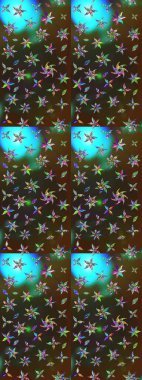 Etnik Mandala süsü. Kızılderili desenli desenli desenli şal deseni. Raster Henna dövme stili. Tekstil, tebrik kartı, boyama kitabı, telefon kılıfı baskısı için kullanılabilir.