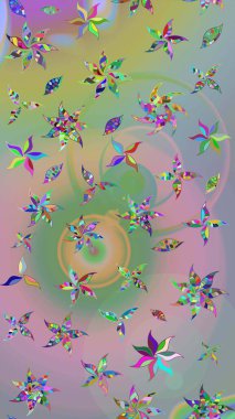 Colour Summer Theme sketch pattern Background. Raster floral background. Cute sketch pattern. Print. Flat Flower Elements Design. Cute fabric pattern.