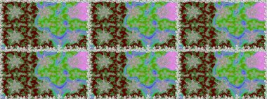 Çiçek deseni. Kahverengi ve bej renklerde altın elementler. Kusursuz raster arka plan. Duvar kâğıdı barok, İspanyol kumaşı. Şekil grafik deseni.