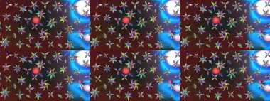 Raster Illustrasyon 'daki Çiçek Deseni' nin son moda çizimi. Renkli çiçekler. Renkli Yaz Temalı eskiz kalıbı. Düz Çiçek Elementleri Tasarımı.