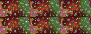 Çiçekli eskiz deseni, suluboya çiçek deseni, sevimli çiçek, duvar kağıdı, kart ya da kumaş için fayanslı. Raster - stok.