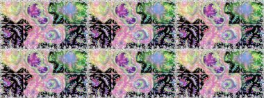 Kusursuz Vintage Çiçek Deseni. Raster Kalça dokusu deseni.