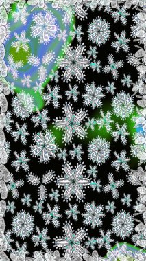 Yumuşak fayans. Yumuşak pamuk tasarımı. Klasik çiçek desenli. Raster 'ın taze dokusu. Paketleme, tekstil, duvar kağıdı için kusursuz çiçek arkaplanı.