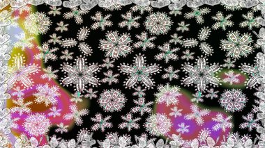 Raster - stok. Suluboya, elle çizilmiş. Vadinin çiçekleri siyah ve nötr renklerde. Kusursuz arkaplan deseni.