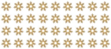 Kar Tanesi Mozaik ikonu. Siluet kar tanesi tabelası izole edilmiş altın renkler. Düz dizayn. Grafiksel element dekorasyonu. Sembol kışı, donmuş, Noel, yeni yıl tatili.