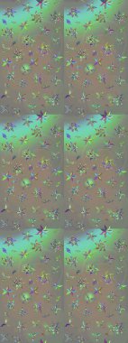 Güzel suluboya yaz çiçekleri deseni..