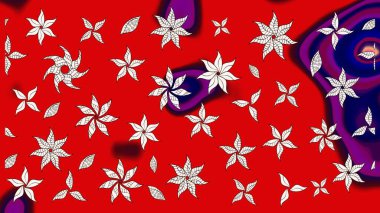 Moda baskısı. Eski model. Dekorasyon ve tasarım için güzel bir desen. Suluboya çizim kalıbı. Çiçeğin suluboya çizimlerinin zarif deseni.