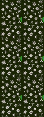 Tekstil tasarımı için gri renkli geleneksel halk çiçekleri buketi. Üzerinde gelincikler ve vadi zambakları olan renkli çiçek desenli nakış..