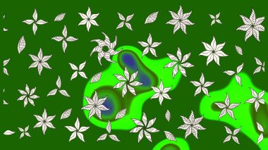 Güzel suluboya yaz çiçekleri deseni..