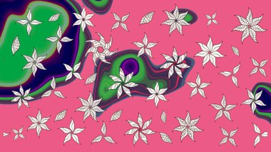 Moda baskısı. Eski model. Çiçeğin suluboya çizimlerinin mükemmel deseni. Suluboya çizim kalıbı. Dekorasyon ve tasarım için güzel desen.