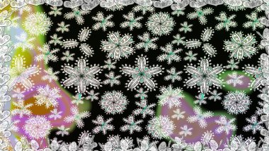 Sabıka fotoğraflarında, bebek kıyafetlerinde, duvar kâğıtlarında, paket kutularında falan kullanılabilir. Zarif, parlak ve pürüzsüz siyah çiçek deseni tasarımı.