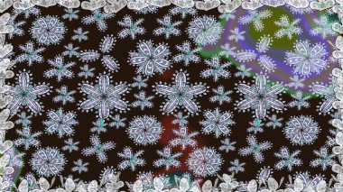 Raster illüstrasyonu. Bahar çiçekli, dikişsiz, sevimli çiçek deseni. Güzel kumaş deseni.