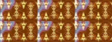 Kar taneleri altın renklerde izole edilmiş. Raster illüstrasyonu. Kar Tanesi Simgesi. Raster illüstrasyonu.