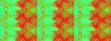 Kusursuz Renksiz Bahar Temalı Kusursuz Arkaplan. Düz Çiçek Elementleri Tasarımı. Sevimli çiçek raster deseni. Yeşil, turuncu ve sarı renkte çiçekler.