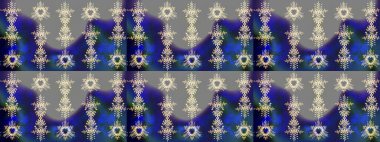 Kışın sembolü, mutlu noeller, mutlu yeni yıl kutlaması Raster illüstrasyonu. Renkler üzerine resim. Soyut duvar kâğıdı, ambalaj dekorasyonu. Kar tanesi kadar basit..