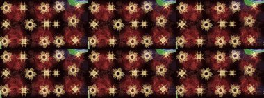 Klasik klasik klasik arka plan. Geleneksel oryantasyon süsü. Klasik Raster çizimi. Kahverengi, kırmızı, siyah ve altın desenli..