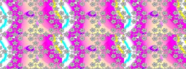 Raster illüstrasyonu. Gri, nötr ve morumsu renkte çiçekler. Çiçek süslemeli çizim deseni.