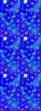 Eski usul. Raster illüstrasyonu. Tomurcukları çiçek olan sevimli bir çiçek deseni. Eskiz geçmişi. Kumaş, tekstil, duvar kağıdı baskısı için. Raster..