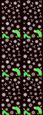 Raster illüstrasyonundaki çiçek desenli çizim. Siyah ve nötr renkte çiçekler.