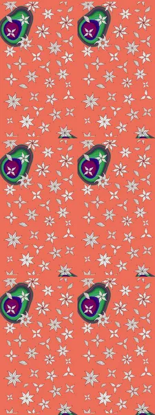 Moda baskıları için zarif bir şablon. Küçük renkli çiçekler. Küçük çiçekte güzel bir desen. Robot resim. Çiçekli bahar çiçekleri. Motley illüstrasyonu.