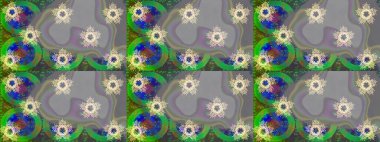 Kışın sembolü. Güzel dekorasyon. Gri, yeşil ve nötr renklerde suluboya kar taneleri. Raster çizimi kar taneleri.