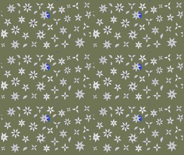 Hediye ambalaj kağıdı, tebrik kartları, posterler ve pankart tasarımı. Raster düz çiçek çizim deseni. Yeşil renkte çiçekler.