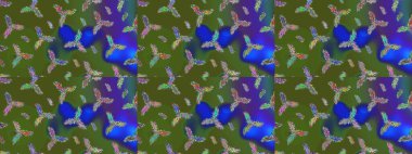 Raster tasarımı. Kar tanesi raster arka planı. Kış yeşili, mavi ve menekşe rengi kar bembeyaz kristal element. Meteoroloji buz koleksiyonu. Xmas don kar taneleri izole edilmiş siluet sembolü.