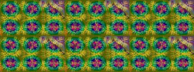 Renkli elementlerle Raster ilginç desen.