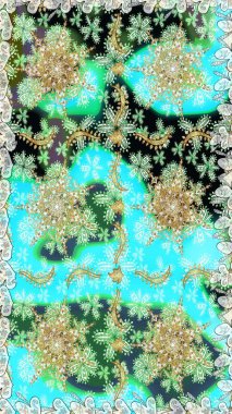 Tekrarlayan elementlerle kusursuz soyut arkaplan. Klasik raster şablonu. Tarafsız ve altın desenli.