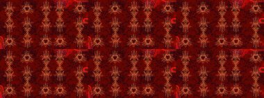 Güzel dekorasyon. Kışın sembolü. Raster illüstrasyon kar taneleri. Ayrı suluboya kar taneleri kırmızı, siyah ve kahverengi renklerde.