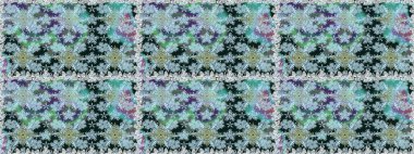 Raster illüstrasyonu. Egzotik çiçekler, nötr ve mavi renkler üzerine botanik ve parlak klasik doğa. Klasik tropikal doğal elementlerin suluboya seti.