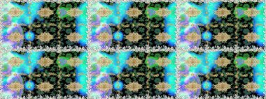 Kusursuz raster arka plan. Kahverengi ve bej renklerde altın elementler. Şık bir grafik desen. Duvar kâğıdı barok, İspanyol kumaşı. Çiçek deseni.